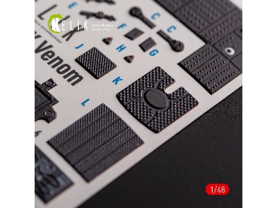 Uh-1y 'venom' - Interior 3d Decals For Zimi Model/Kittyhawk Kit - zdjęcie 5