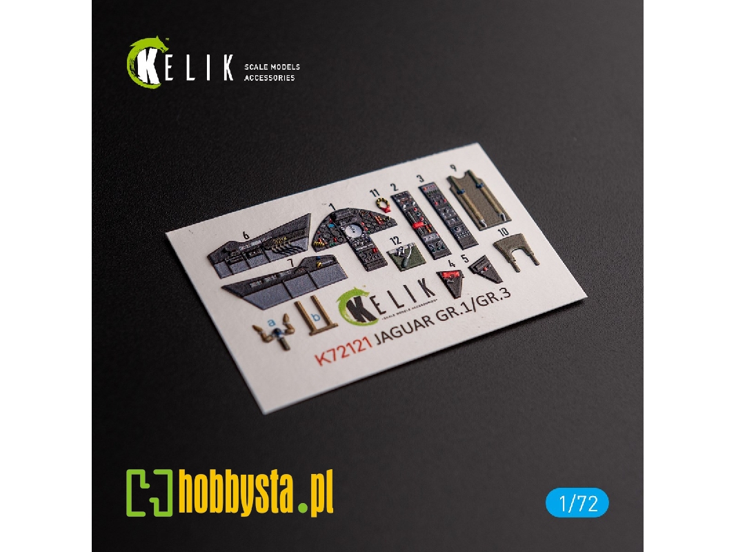 Jaguar Gr.1/Gr.3 - Interior 3d Decals For Italeri Kit - zdjęcie 1 Jaguar Gr.1/Gr.3 - Interior 3d Decals For Italeri Kit - zdjęcie 1