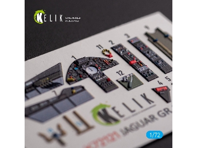 Jaguar Gr.1/Gr.3 - Interior 3d Decals For Italeri Kit - zdjęcie 2