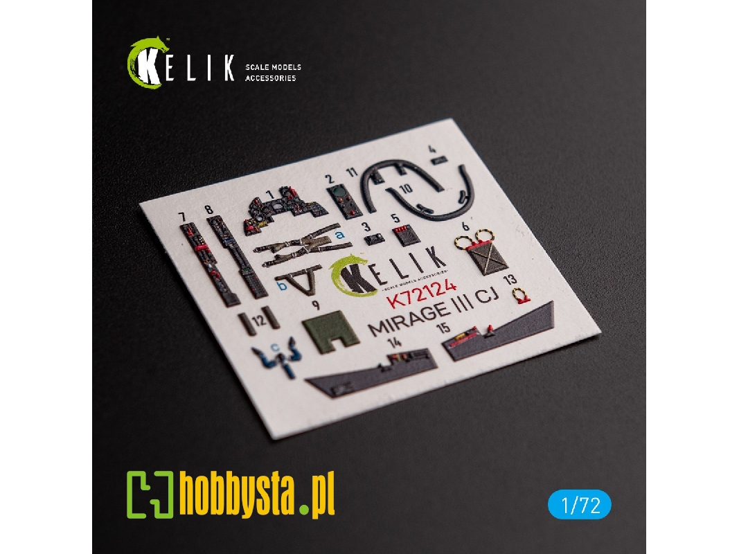 Mirage Iii Cj - Interior 3d Decals For Specialhobby Kit - zdjęcie 1 Mirage Iii Cj - Interior 3d Decals For Specialhobby Kit - zdjęcie 1