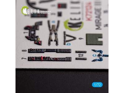Mirage Iii Cj - Interior 3d Decals For Specialhobby Kit - zdjęcie 3