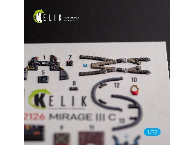 Mirage Iii C - Interior 3d Decals For Modelsvit Kit - zdjęcie 2