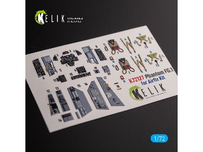 Fg.1 Phantom - Interior 3d Decals For Airfix Kit - zdjęcie 1