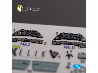 Gloster Gladiator Mk.I/Ii - Interior 3d Decals For Airfix Kit - zdjęcie 3
