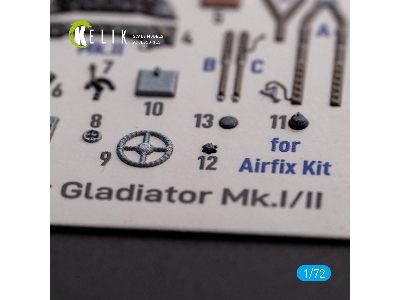 Gloster Gladiator Mk.I/Ii - Interior 3d Decals For Airfix Kit - zdjęcie 4