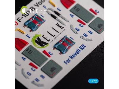 F-101 Voodoo - Interior 3d Decals For Revell Kit - zdjęcie 7
