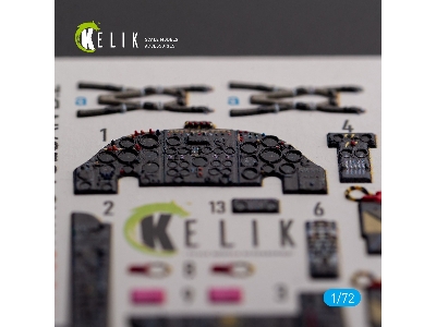 Avro Vulcan B.2 Front Cockpit - Interior 3d Decals For Airfix Kit - zdjęcie 6