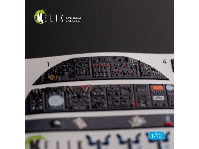 Avro Vulcan B.2 Rear Cockpit - Interior 3d Decals For Airfix Kit - zdjęcie 2
