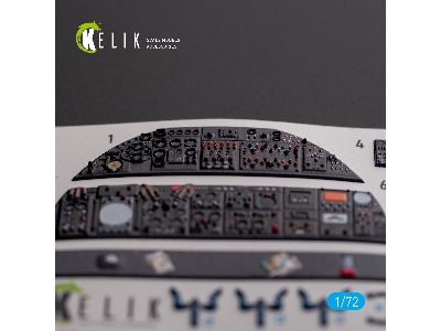 Avro Vulcan B.2 Rear Cockpit - Interior 3d Decals For Airfix Kit - zdjęcie 4