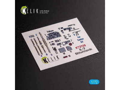 Il-2 Shturmovik - Interior 3d Decals For Tamiya Kit - zdjęcie 1