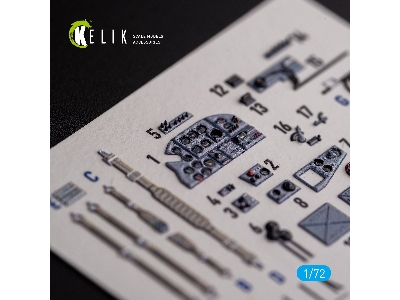 Il-2 Shturmovik - Interior 3d Decals For Tamiya Kit - zdjęcie 2