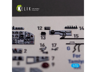 Il-2 Shturmovik - Interior 3d Decals For Tamiya Kit - zdjęcie 5