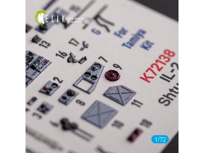 Il-2 Shturmovik - Interior 3d Decals For Tamiya Kit - zdjęcie 6