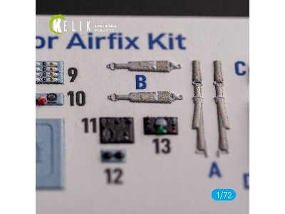 Mig-17 Fresco (Shenyang J5) - Interior 3d Decals For Airfix Kit - zdjęcie 4
