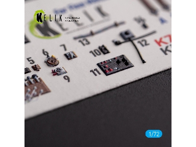Ki-100-i - Interior 3d Decals For Finemolds Kit - zdjęcie 2