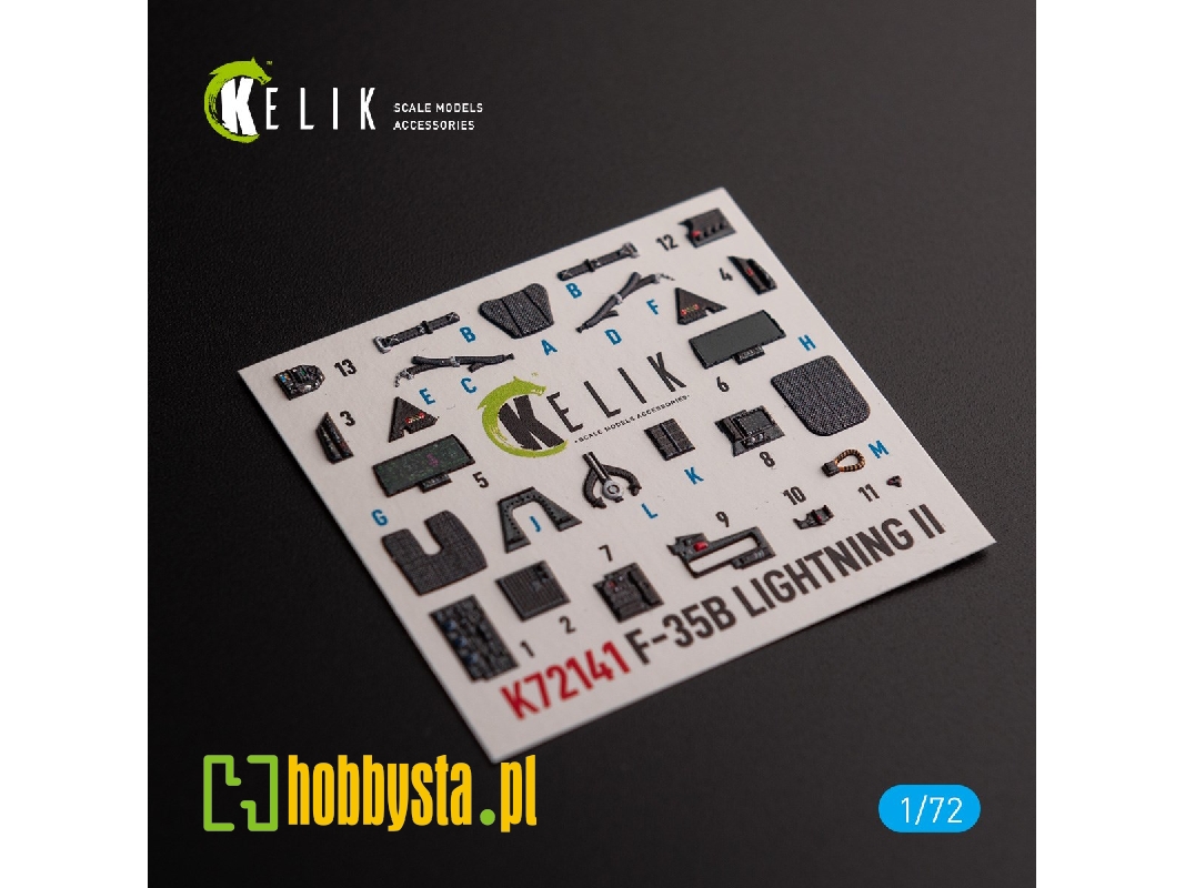 F-35b - Interior 3d Decals For Tamiya Kit - zdjęcie 1 F-35b - Interior 3d Decals For Tamiya Kit - zdjęcie 1