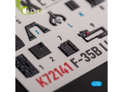 F-35b - Interior 3d Decals For Tamiya Kit - zdjęcie 4