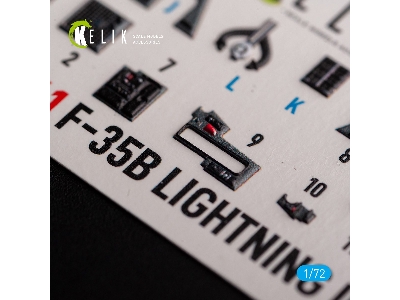 F-35b - Interior 3d Decals For Tamiya Kit - zdjęcie 5