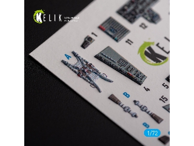 Mig-29 Fulcrum-c 9-13 Interior 3d Decals For Gwh Kit - zdjęcie 4