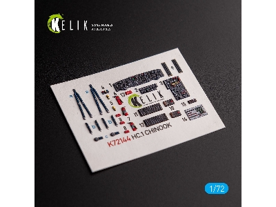 Hc.1 'chinook' - Interior 3d Decals For Airfix Kit - zdjęcie 1