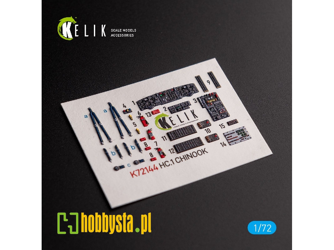 Hc.1 'chinook' - Interior 3d Decals For Airfix Kit - zdjęcie 1 Hc.1 'chinook' - Interior 3d Decals For Airfix Kit - zdjęcie 1