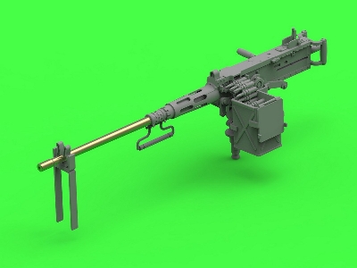 Browning M2hb .50 Cal (12,7mm) - Karabin Maszynowy Z Mocowaniem Czołgowym - Wczesny Okres Ii W.św. (Kołyska D69820 Z Małą S