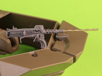 Browning M2hb .50 Cal (12,7mm) - Z Mocowaniem Do Niszczyciela Czołgów M10 (Kołyska D70627 Z Małą Skrzynką Amunicyjną D683
