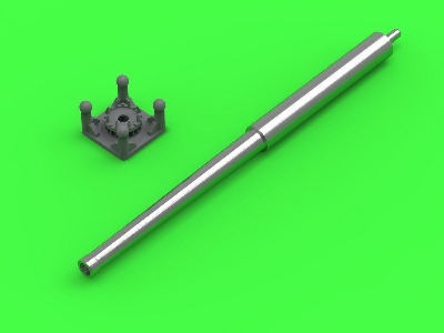 Lufa Włoskiego Działa 90mm L/53 (Cannone Da 90/53) - Z Tuleją Osłaniającą - Używane Na Późnych Semovente M41m - zdjęci