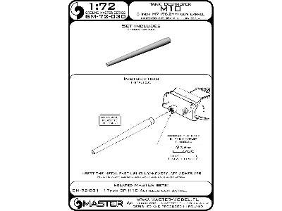 Niszczyciel Czołgów M10 - Lufa Działa 3-inch M7 (76.2mm) - zdjęcie 3