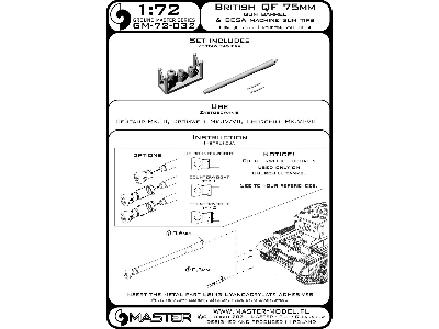 Brytyjskie Działo Qf 75mm + Końcówki Km-u Besa - Centaur Mk.Iii, Cromwell Mk.Iv/Vii, Churchill Mk.Vi/Vii I Inne - zdjęcie 7