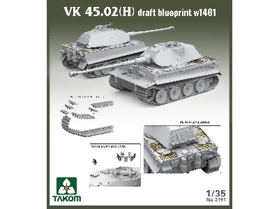 Vk 45.02(H) Draft Blueprint W 1461 - zdjęcie 2