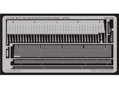  B-17 landing flaps 1/72 - Academy Minicraft - blaszki - zdjęcie 1