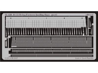  B-17 landing flaps 1/72 - Academy Minicraft - blaszki - zdjęcie 2
