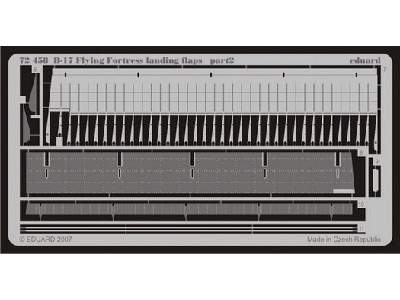  B-17 landing flaps 1/72 - Academy Minicraft - blaszki - zdjęcie 3