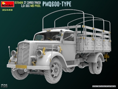 German 3t Cargo Truck 3,6-36s Mid Prod. Pmq600-type - zdjęcie 2