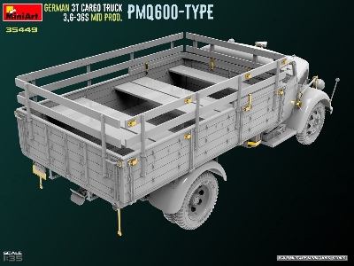 German 3t Cargo Truck 3,6-36s Mid Prod. Pmq600-type - zdjęcie 5