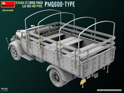 German 3t Cargo Truck 3,6-36s Mid Prod. Pmq600-type - zdjęcie 6