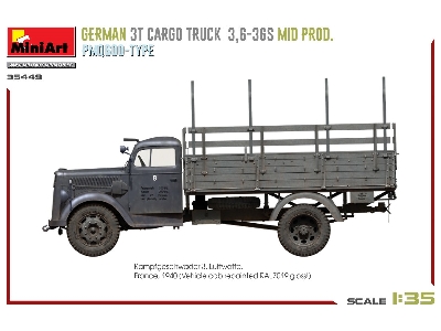 German 3t Cargo Truck 3,6-36s Mid Prod. Pmq600-type - zdjęcie 8