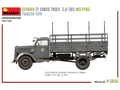 German 3t Cargo Truck 3,6-36s Mid Prod. Pmq600-type - zdjęcie 10