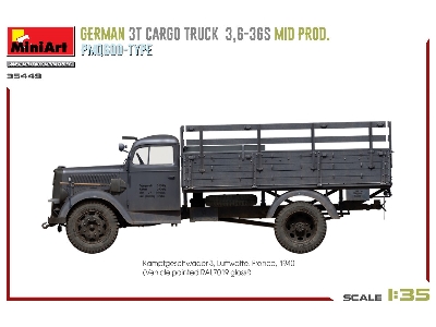 German 3t Cargo Truck 3,6-36s Mid Prod. Pmq600-type - zdjęcie 11