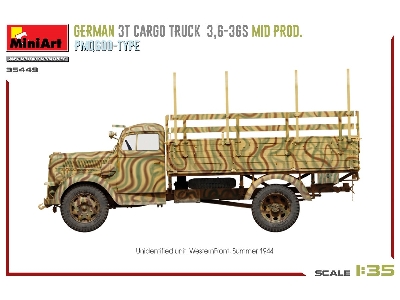 German 3t Cargo Truck 3,6-36s Mid Prod. Pmq600-type - zdjęcie 12