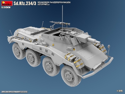 Sd.Kfz.234/3 Schwerer PanzerspĂ„â€šĂ‚Â¤hwagen Ä‚â€šĂ‚Â«stummelÄ‚â€šĂ‚Â» - zdjÄ™cie 3