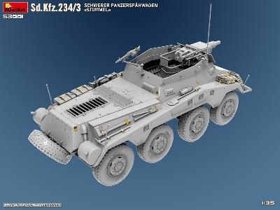 Sd.Kfz.234/3 Schwerer PanzerspĂ„â€šĂ‚Â¤hwagen Ä‚â€šĂ‚Â«stummelÄ‚â€šĂ‚Â» - zdjÄ™cie 4