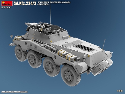 Sd.Kfz.234/3 Schwerer PanzerspĂ„â€šĂ‚Â¤hwagen Ä‚â€šĂ‚Â«stummelÄ‚â€šĂ‚Â» - zdjÄ™cie 5