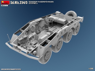 Sd.Kfz.234/3 Schwerer PanzerspĂ„â€šĂ‚Â¤hwagen Ä‚â€šĂ‚Â«stummelÄ‚â€šĂ‚Â» - zdjÄ™cie 11