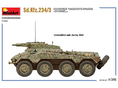 Sd.Kfz.234/3 Schwerer PanzerspĂ„â€šĂ‚Â¤hwagen Ä‚â€šĂ‚Â«stummelÄ‚â€šĂ‚Â» - zdjÄ™cie 14