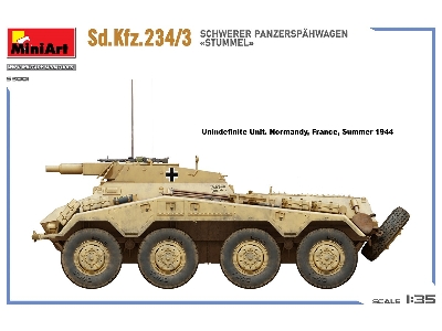 Sd.Kfz.234/3 Schwerer PanzerspĂ„â€šĂ‚Â¤hwagen Ä‚â€šĂ‚Â«stummelÄ‚â€šĂ‚Â» - zdjÄ™cie 16