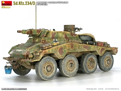 Sd.Kfz.234/3 Schwerer PanzerspĂ„â€šĂ‚Â¤hwagen Ä‚â€šĂ‚Â«stummelÄ‚â€šĂ‚Â» - zdjÄ™cie 20