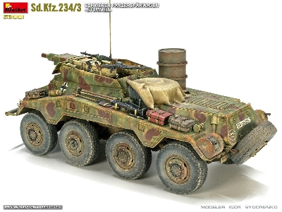 Sd.Kfz.234/3 Schwerer PanzerspĂ„â€šĂ‚Â¤hwagen Ä‚â€šĂ‚Â«stummelÄ‚â€šĂ‚Â» - zdjÄ™cie 21