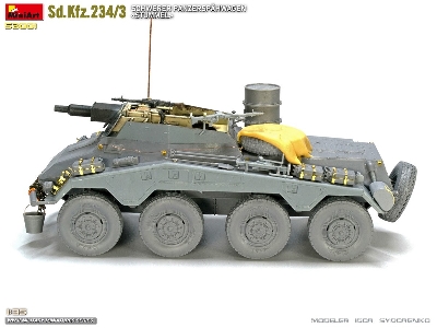 Sd.Kfz.234/3 Schwerer PanzerspĂ„â€šĂ‚Â¤hwagen Ä‚â€šĂ‚Â«stummelÄ‚â€šĂ‚Â» - zdjÄ™cie 41
